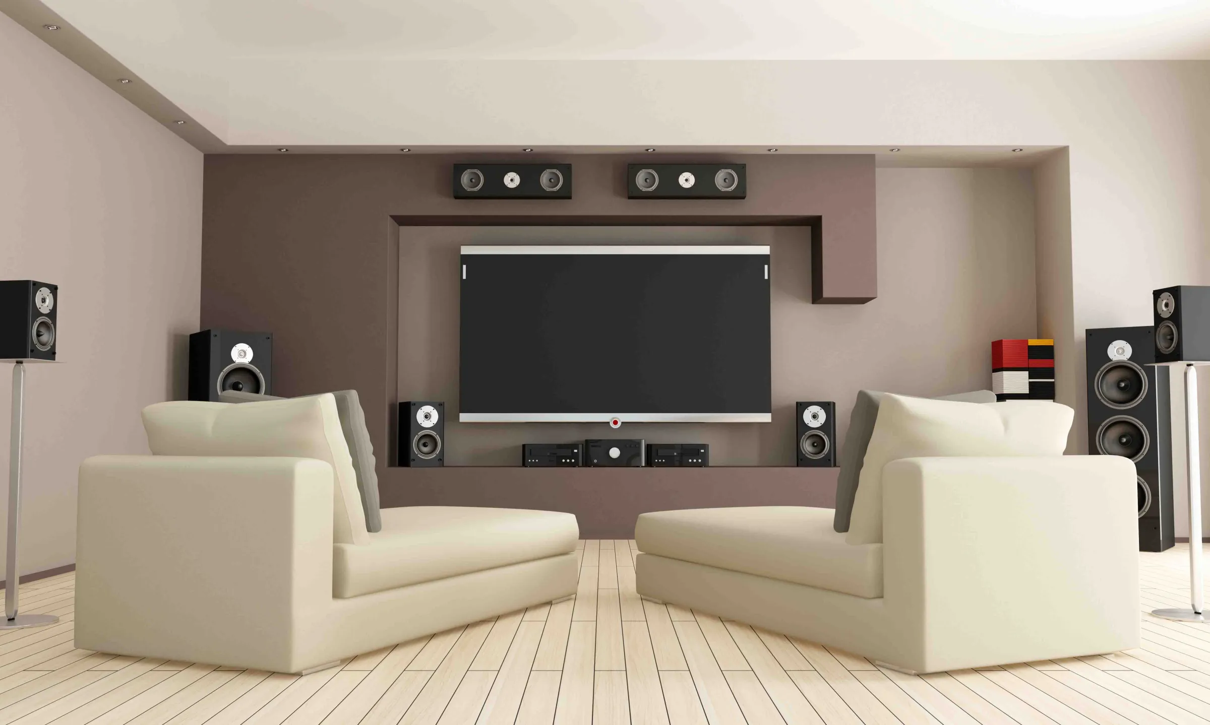 TV wall mount home media installation